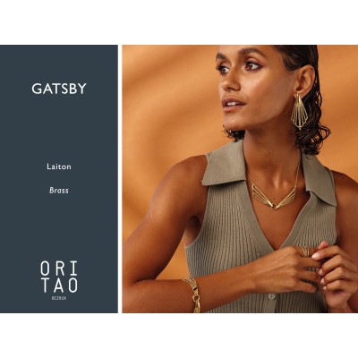 ORI TAO Bijoux Dormeuses Gatsby.