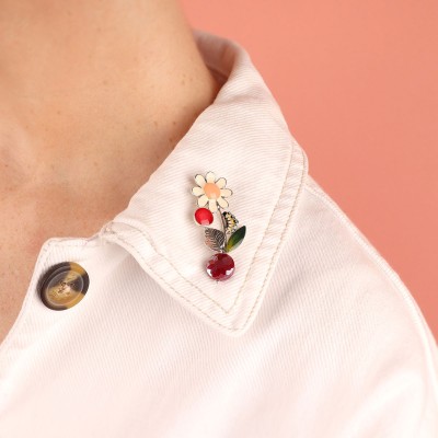 TARATATA bijoux Broche Cocoon.