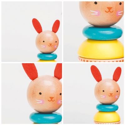 PETIT COLLAGE - PYRAMIDE LAPIN