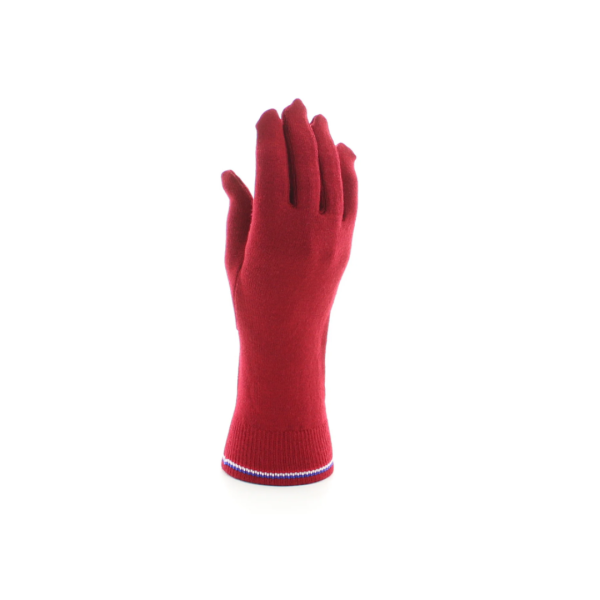 PERRIN - Gants en Laine Peignée mélangée - Rouge