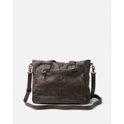 BIBA Sac bandoulière Keno Marron foncé. BIBA Sac bandoulière Keno Marron foncé.