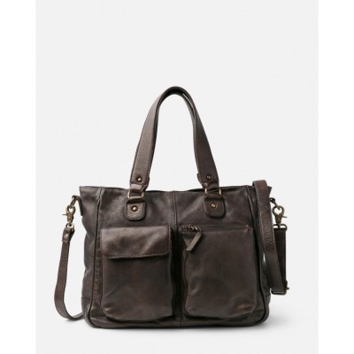 BIBA Sac bandoulière Keno Marron foncé. BIBA Sac bandoulière Keno Marron foncé.