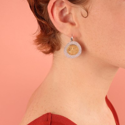 TARATATA bijoux Dormeuses Soleil. TARATATA bijoux Dormeuses Soleil.