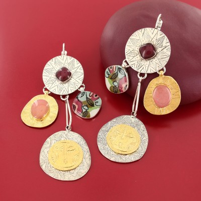 TARATATA bijoux Dormeuses Soleil.