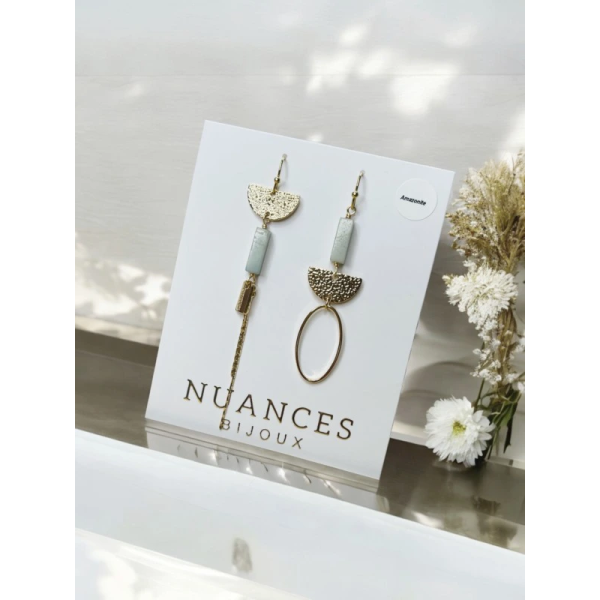 NUANCES Bijoux Boucles d’oreilles Capucine.