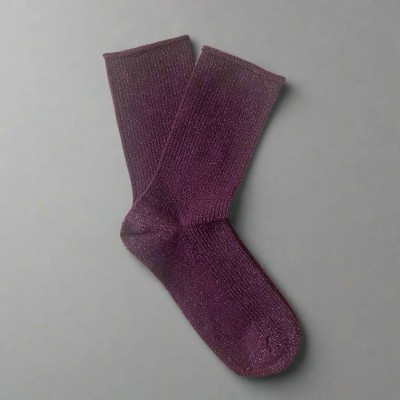 KLUE - Chaussettes à paillettes - Burgundy Wine