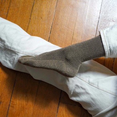 KLUE - Chaussettes à paillettes - Caramel