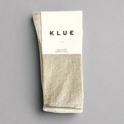 KLUE - Chaussettes à paillettes - Beige