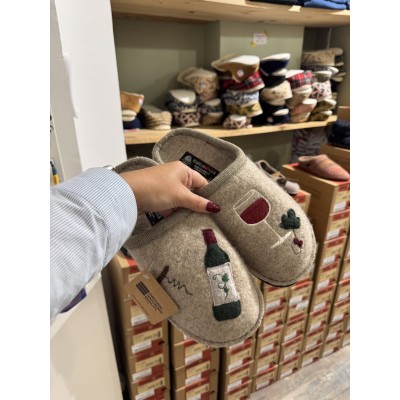HAFLINGER - Chaussons Flair Wine Time - Papiermeliert Oko HAFLINGER - Chaussons Flair Wine Time - Papiermeliert Oko