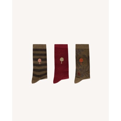 FAGUO - Coffret Chaussettes - Kaki & Bordeaux FAGUO - Coffret Chaussettes - Kaki & Bordeaux