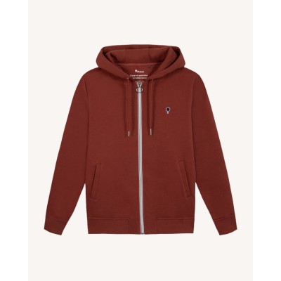 FAGUO - Sweat à capuche Mesnil - Bordeau FAGUO - Sweat à capuche Mesnil - Bordeau