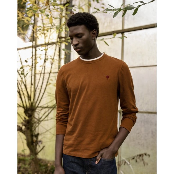 FAGUO - T shirt manches longues Bailly - Camel