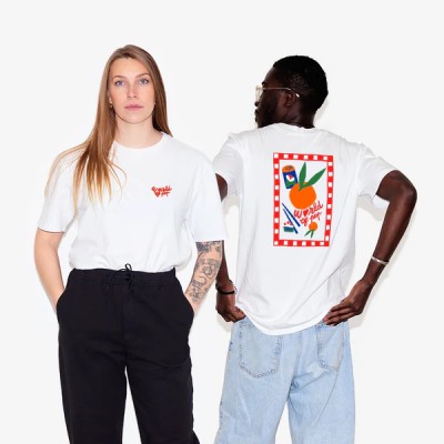 WORLD OF POP - Tee Shirt Food Lovers - Off White WORLD OF POP - Tee Shirt Food Lovers - Off White