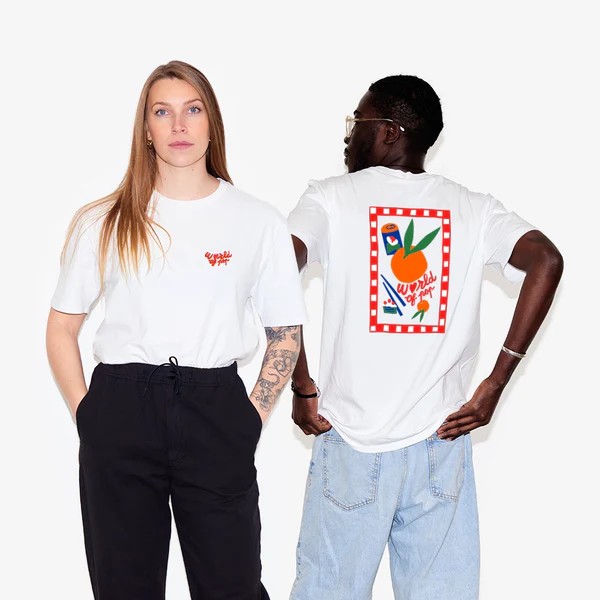 WORLD OF POP - Tee Shirt Food Lovers - Off White