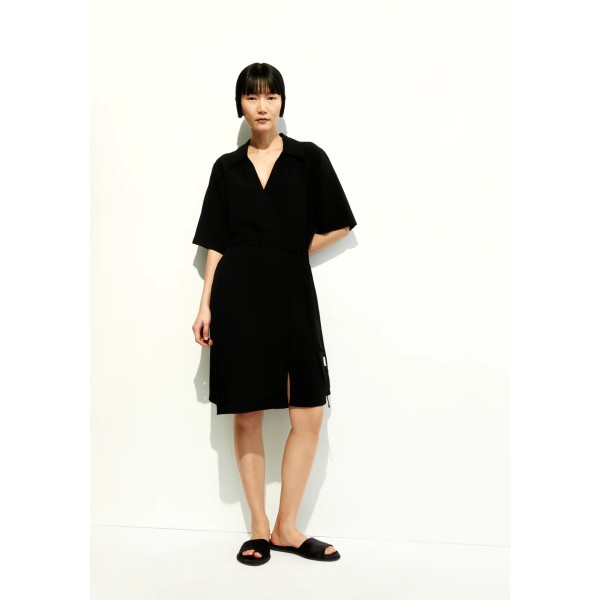 ARMEDANGELS - Robe Femnaami Lino - Noir