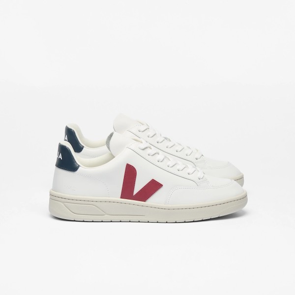 VEJA - Baskets V12 - White Marsala Nautico
