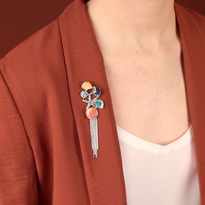 TARATATA bijoux Broche Abysses.