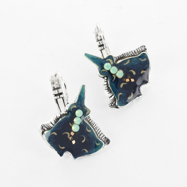TARATATA bijoux Dormeuses Abysses.