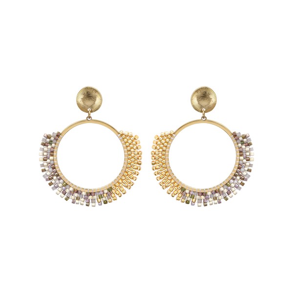 BELLE MAIS PAS QUE Boucles d’oreilles Secret Garden.