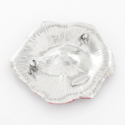 TARATATA bijoux Broche Taraboum Joli Coquelicot.