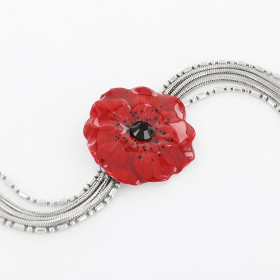 TARATATA bijoux Bracelet Taraboum Joli Coquelicot.