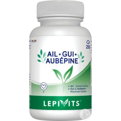 Lepivits — Ail • Gui • Aubépine — 250 gélules Lepivits — Ail • Gui • Aubépine — 250 gélules