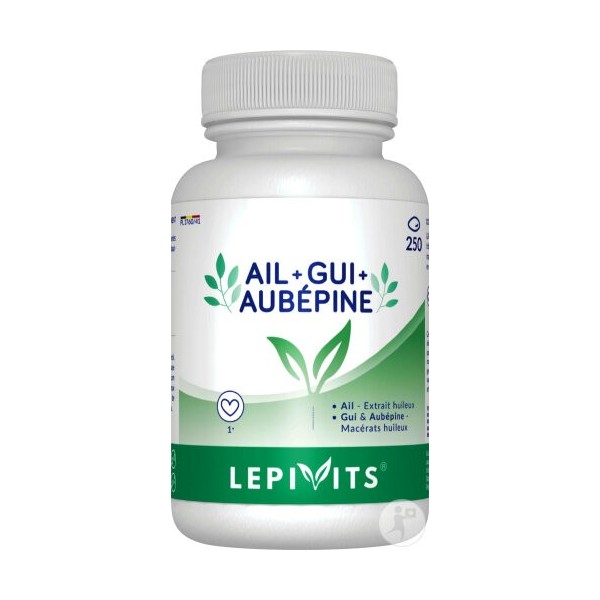 Lepivits — Ail • Gui • Aubépine — 250 gélules