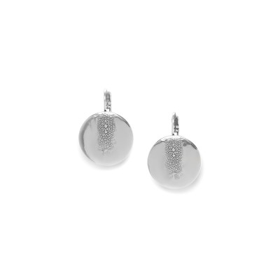 ORI TAO Boucles d’oreilles Dormeuses Rondes Manta. ORI TAO Boucles d’oreilles Dormeuses Rondes Manta.