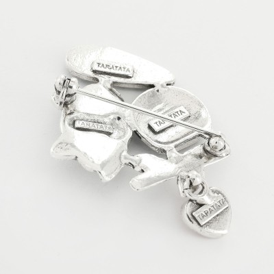 TARATATA bijoux Broche Taraboum Raton Lover. TARATATA bijoux Broche Taraboum Raton Lover.