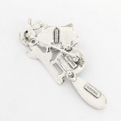 TARATATA bijoux Broche Taraboum Raton Lover.