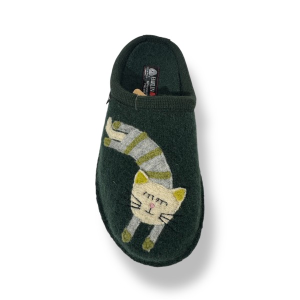 HAFLINGER - Chaussons Flair Choupette - Vert
