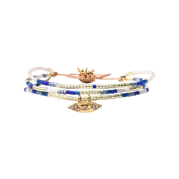 BELLE MAIS PAS QUE Bracelet Electric Blue.