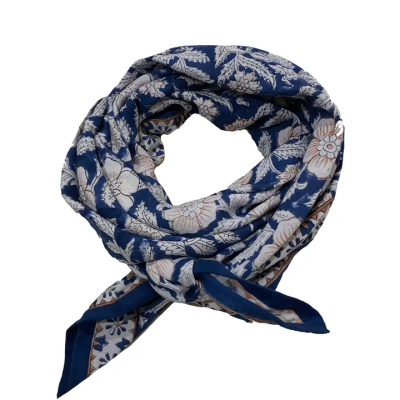 SO FAMILY Foulard Delhi Cobalt.