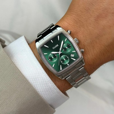 Cluse Montre Homme Quartaut Chromo.