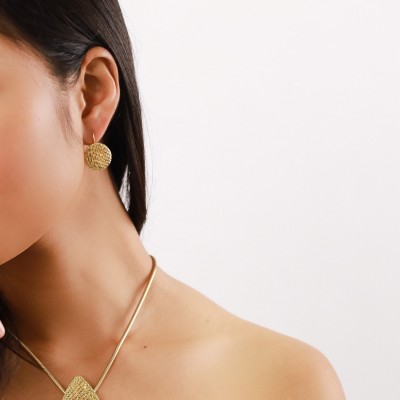 ORI TAO Boucles d’oreilles Dormeuses Rondes Viper. ORI TAO Boucles d’oreilles Dormeuses Rondes Viper.