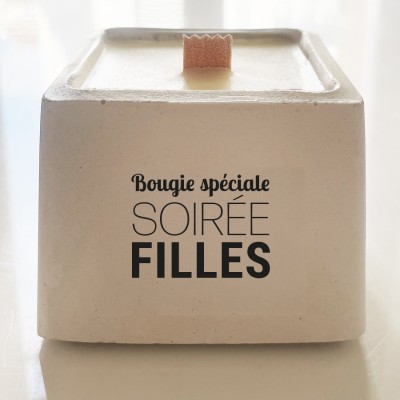 TOUT EST DIT Bougies Soirée Filles.