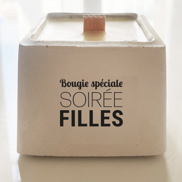 TOUT EST DIT Bougies Soirée Filles.