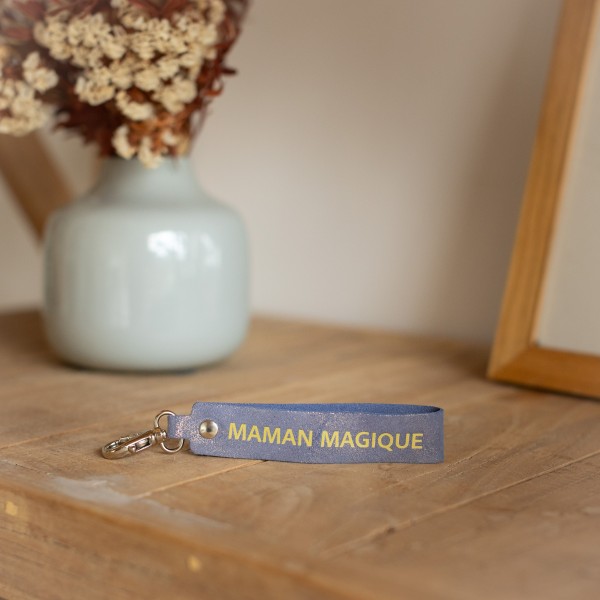 LA CARTABLIERE Porte-Clés Message Maman Magique.