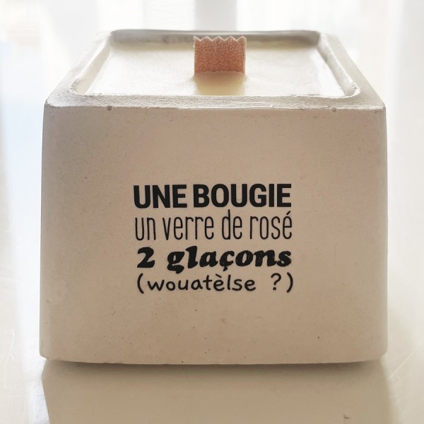 TOUT EST DIT Bougie Watelse.
