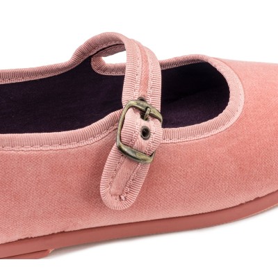 NATURAL WORLD - Chaussons ballerines Loire 8997 - Rose NATURAL WORLD - Chaussons ballerines Loire 8997 - Rose