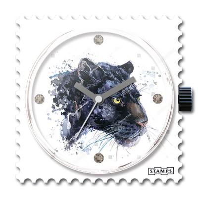 Stamps Cadran de montre Diamond Panther.