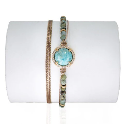 LOETMA Bracelet Elisa Amazonite.