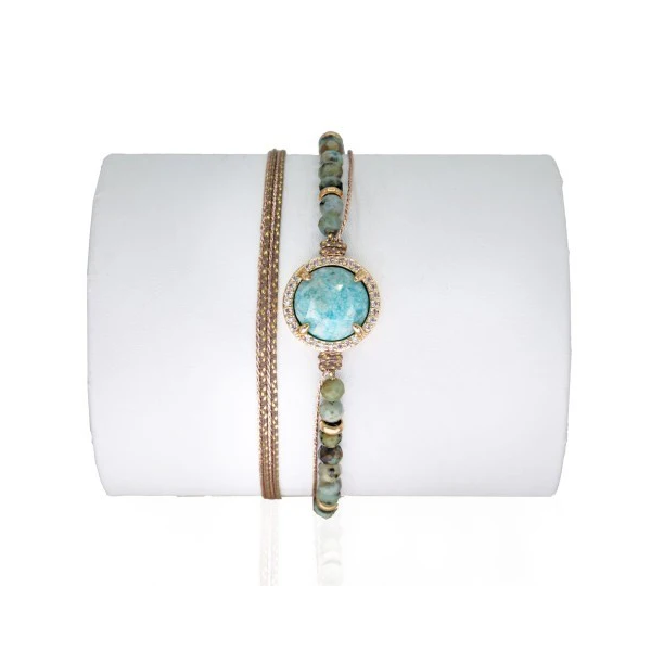 LOETMA Bracelet Elisa Amazonite.
