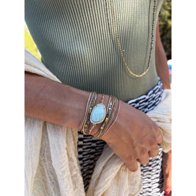 LOETMA Bracelet Rapsody Amazonite.