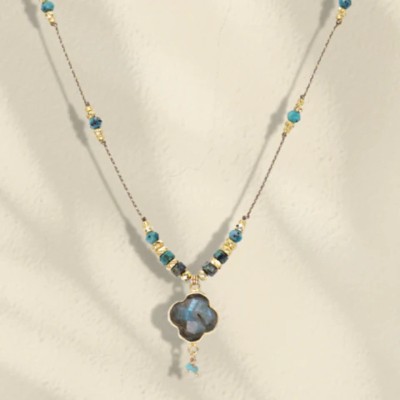 LOETMA Collier Amazonia Labradorite.