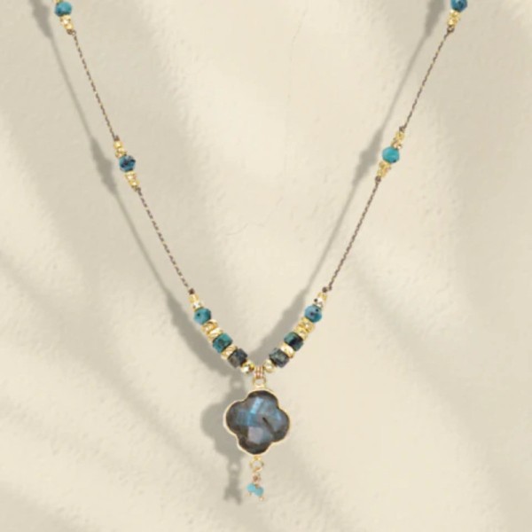 LOETMA Collier Amazonia Labradorite.
