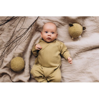 WOOLY ORGANIC - Balle avec oreilles Teddy - Vert
