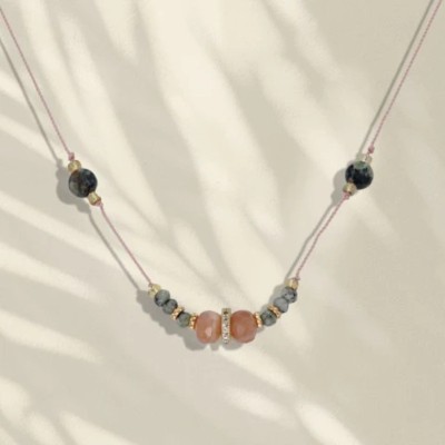 LOETMA Collier Nolita Peach Moon.