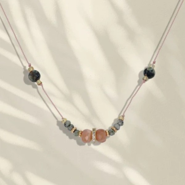 LOETMA Collier Nolita Peach Moon.