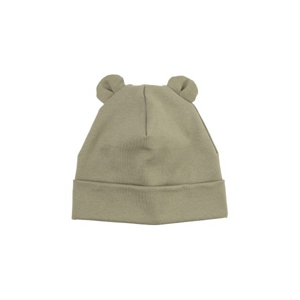 WOOLY ORGANIC - Bonnet avec oreilles Teddy - Tea Leaf